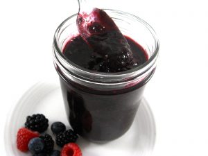 homemade fresh berry jam photo 3