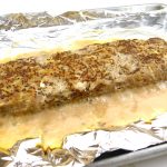 turkey meatloaf cooked on pan photo