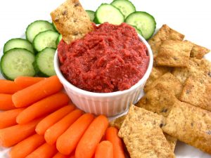 Beet hummus photo 1
