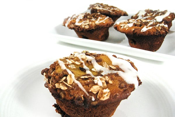 Fabulous, Skinny Lemon Blueberry Coffee Cake Muffins