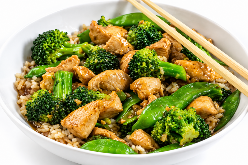Easy Bourbon Chicken Stir-Fry Better Than Takeout | Skinny Kitchen