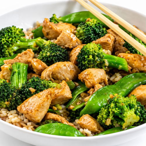 Easy Bourbon Chicken Stir-Fry Better Than Takeout | Skinny Kitchen