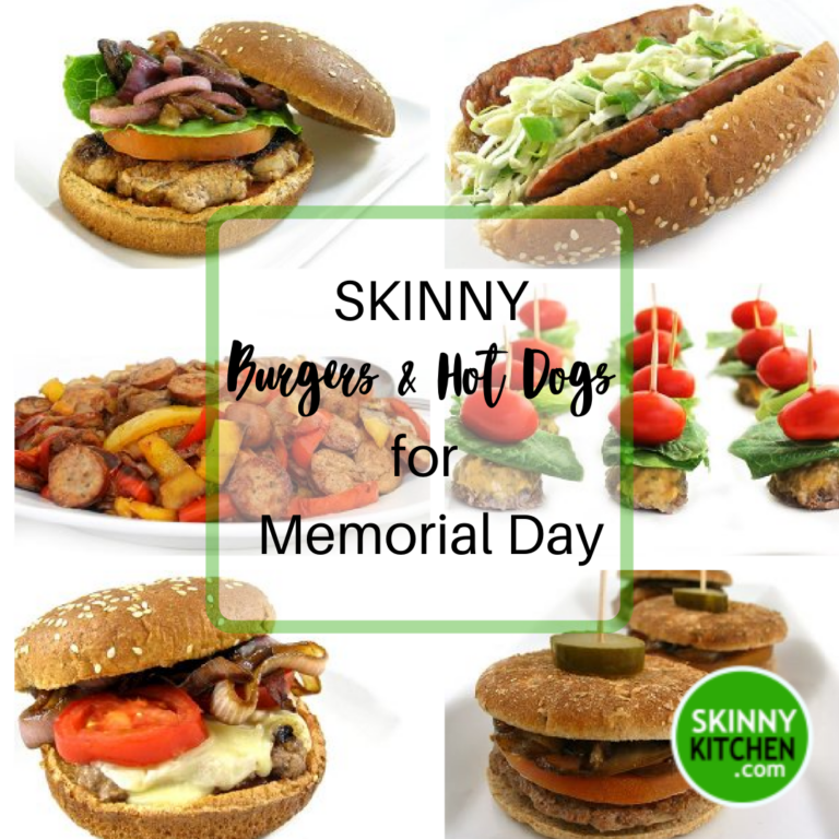 Skinny Burgers, Hot Dogs and More with Weight Watchers Points