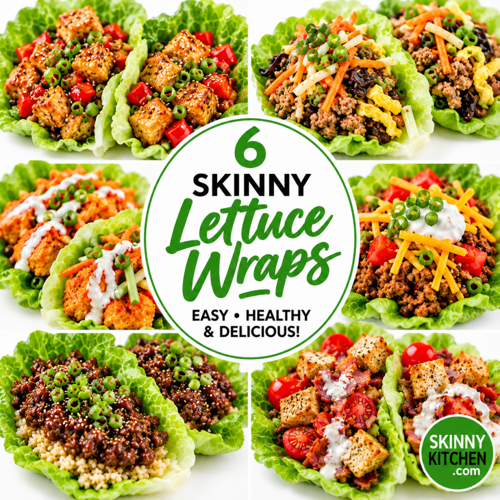 6 Skinny Lettuce Wraps | Skinny Kitchen