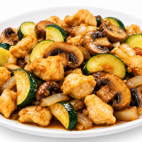 Panda Express Mushroom Chicken Copycat Easy Delicious | Skinny Kitchen