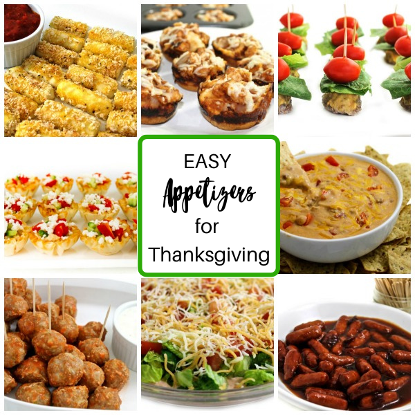 Easy Appetizers for Thanksgiving