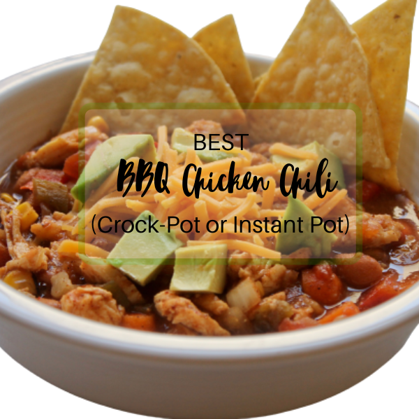 BEST BBQ Chicken Chili (Crock-Pot or Instant Pot) (600 x 600 px) | Skinny Kitchen
