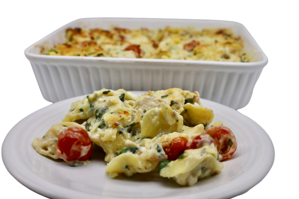 #1-Olive-Garden’s-Baked-Chicken-Tortellini-Alfredo-Skinnyfied | Skinny Kitchen