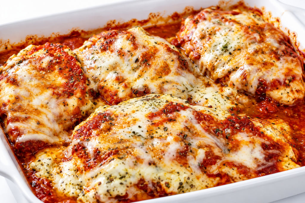 Skinny Lasagna Chicken Easy Delicious No Noodles | Skinny Kitchen