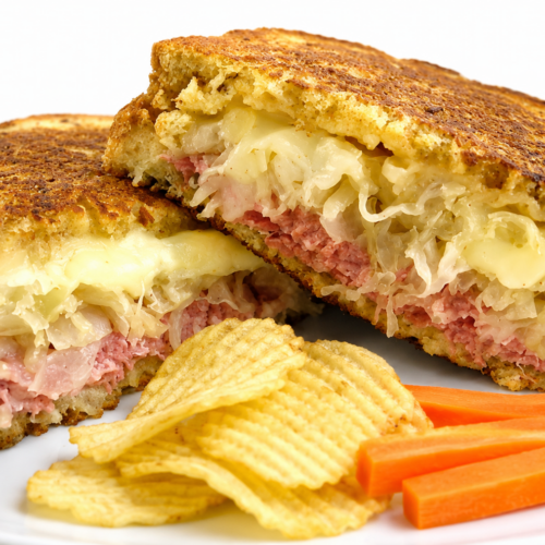 Guilt-Free Grilled Reuben png | Skinny Kitchen