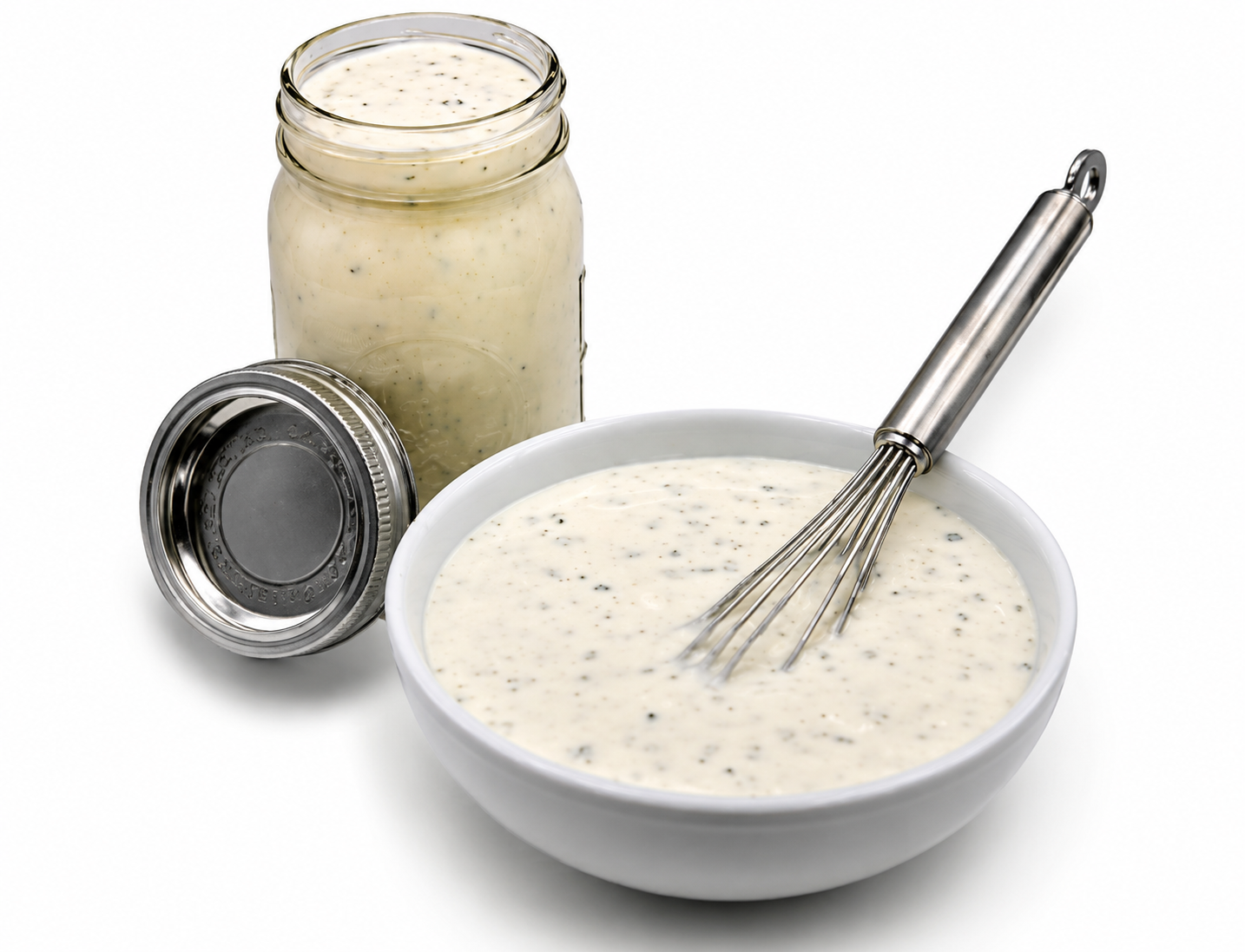 The BEST Skinny Ranch Dressing (3 ingredients)