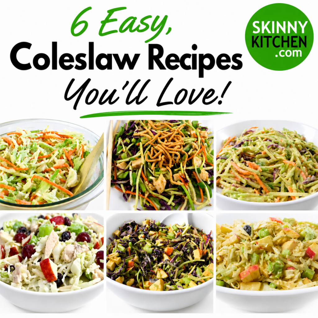 Easy Coleslaw Recipes Youll Love | Skinny Kitchen